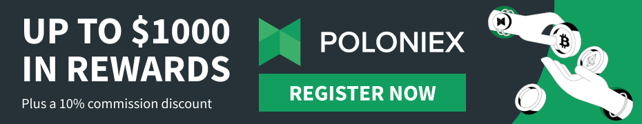 Top Banner for Poloniex Crypto Exchange